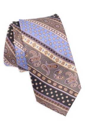 Robert Graham Paisley Print Tie in Black at Nordstrom Rack