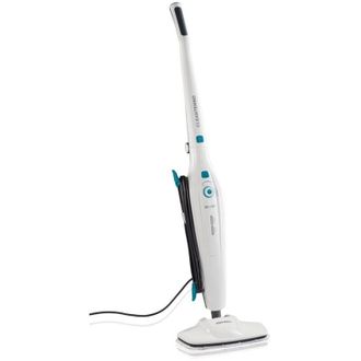 Leifheit CleanTenso Lavapavimenti a Vapore con Riscaldamento Rapido, Regolazione Continua, Pulitore a Vapore Efficace contro Batteri e Germi, Mop in