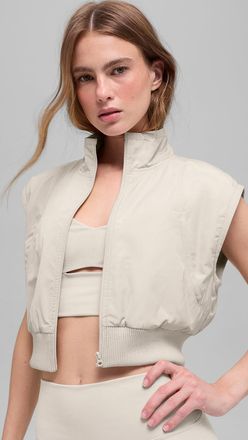 Alo | In Motion Vest in Bone Beige, Size: Small