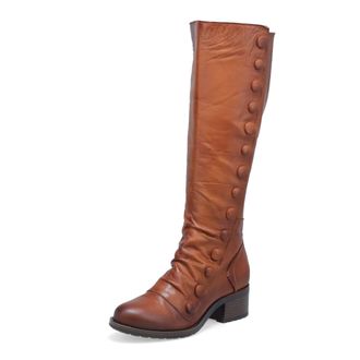 Miz Mooz Womens Jovial Knee High Boot, Brandy Antique, 7.5-8