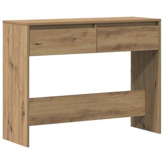 vidaXL Vidaxl - Mesa Consola Madera Ingenier&iacute;a Roble Artesanal 100x35x76,5 Cm
