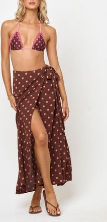 L*Space Ever Polka Dot Cover-Up Wrap Skirt in Alotta Polka Dot at Nordstrom, Size X-Large