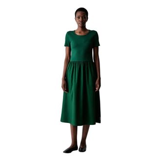 Marc O'Polo Midi Kleedjes - Dames - Casual kleedjes - Groen - XS - Kleedjes