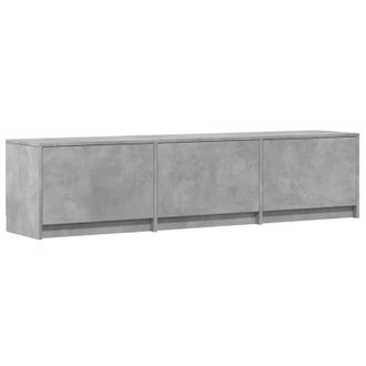 vidaXL Mueble De Tv Hormig&oacute;n 165 X 34 X 40 Cm Madera De Ingenier&iacute;a Vidaxl