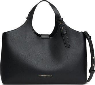 Tommy Hilfiger Borsa tote con logo - Nero