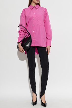 Iro Feather Shirt, Womens, Pink