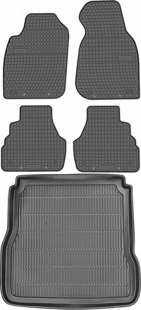 OEM Juego De Alfombrillas De Goma Para Coche Y Maletero Para Audi A6 C5 Avant/kombi De 1997 A 2004