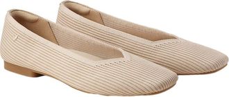 Vivaia Square-Toe V-Cut Flats in Almond at Nordstrom, Size 11