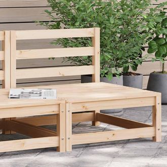 vidaXL Vidaxl Divano Giardino Senza Braccioli 70x70x67cm Legno Massello Pino
