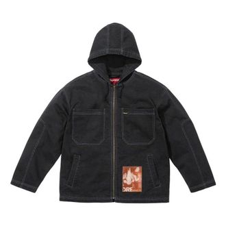 SUPREME x Mark Leckey Dream English Kid Hooded Jacket Black SUP-FW23-085
