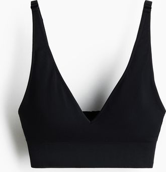 H&M Gepolsterter Soft-BH Seamless - Schwarz