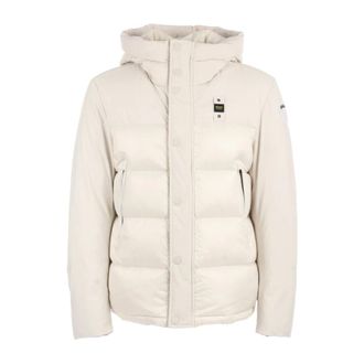 Blauer Down Jackets, male, White, Size: 2XL Quilted Nylon Jacket for Men