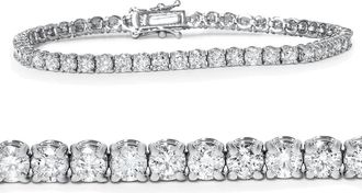 Pompeii3 14k White, Rose, or Yellow Gold Round Diamond Tennis Bracelet 5cttw 7 Womens