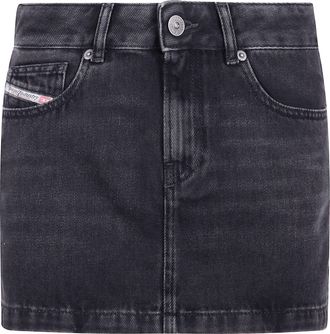 Diesel Ron Mini Denim Skirt