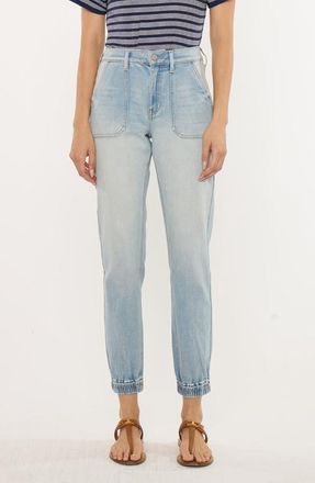 Kancan Chelly High Rise Light Wash Jogger at Nordstrom, Size X-Large