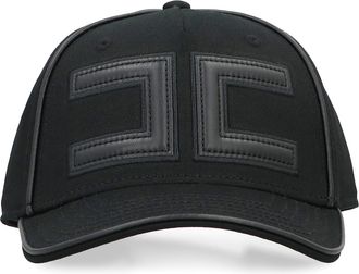 Elisabetta Franchi Baseball Cap In Gabardine