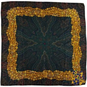 Chanel Pre-owned Scarves, female, Multicolor, Size: ONE SIZE Pre-owned Vintage Silk Scarf
