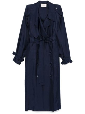 Dorothee Schumacher Trench It Up III midi dress - Blue