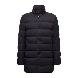 Moncler Heren, Jassen, Blauw, Maat: 3XL Wol