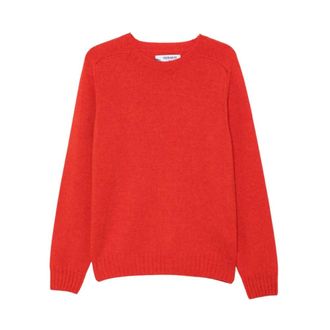 Sebago Jumpers - male - Sebago - Round-neck Knitwear - Orange - XL - Knitwear