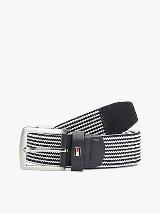 Tommy Hilfiger Square Buckle Textured Belt