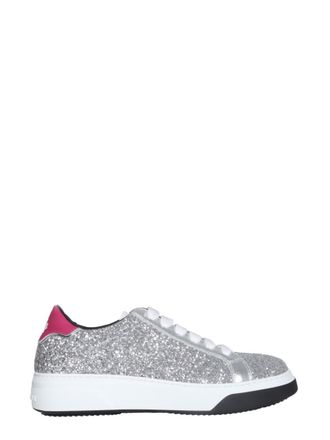 Dsquared2 Silver Lace Up Sneakers