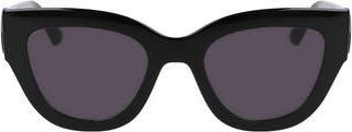Longchamp 52mm Cat Eye Sunglasses in Black at Nordstrom Rack