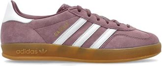 adidas Sportschoenen Gazelle Indoor W - Dames - Sneakers - Paars - 39 1/3 EU - Leer - Schoenen