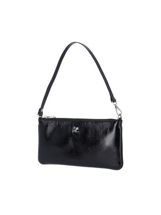 Courr&egrave;ges Womens Bags Black Varnished Cow Leather