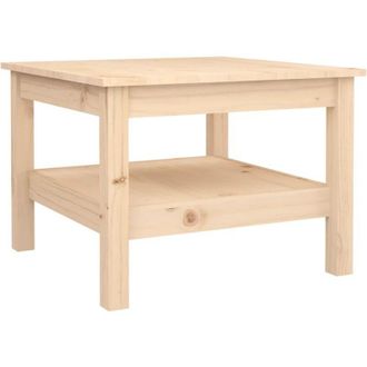vidaXL Coffee Table 55x55x40 cm Solid Wood Pine Vidaxl