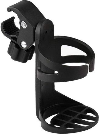 OEM Soporte Universal Para Bebidas - Abrazadera Para Vasos - Hidr&aacute;tate Sobre La Marcha - Gira 360 Grados - 7 X 7 X 14 Cm - Negro