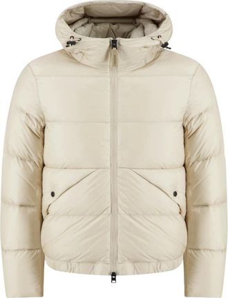 Woolrich Chaqueta acolchada con capucha Pertex - Jackets - Hombre - Blanco - L