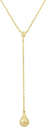 Savvy Cie Jewels 18K GOLD PLATED TEARDROP NECKLACE