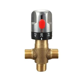 OEM Mezclador Termost&aacute;tico Solar Para Grifo De Ducha De Lat&oacute;n Y Cobre, G1/2
