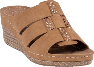 Good Choice Shoes Monte Wedge Sandal in Tan at Nordstrom Rack, Size 8.5