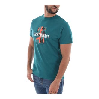 Dirk Bikkembergs T-Shirts - Tops - Hombre - Verde - M