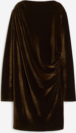 H&M Jerseykleid mit Raffungen - Green