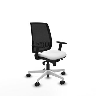 Piqueras y Crespo Silla De Oficina Piqueras Y Crespo Alares Negro Soporte Lumbar
