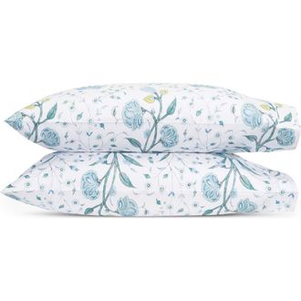 Matouk Khilana 500 Thread Count Set of 2 Pillowcases in Blue at Nordstrom, Size Standard