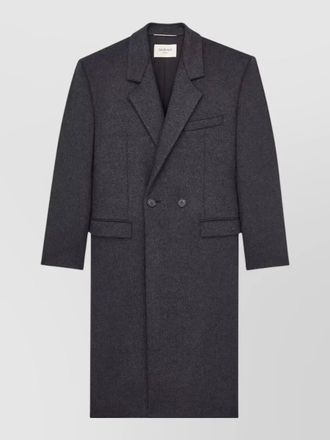 Saint Laurent wool double-breasted coat