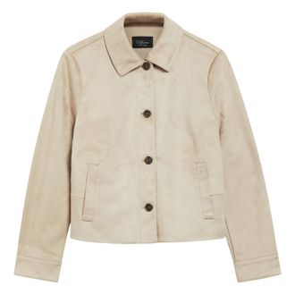 s.Oliver Indoor Jas - Dames - Zomerjassen - Beige - 2XL - Leer - Jassen