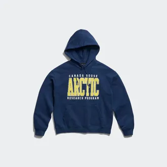 Canada Goose Wander Arctic Hoodie (Women, Oxford Navy, M)