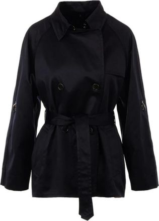 Fay Urban Trenchcoat - Dames - Trenchcoats - Blauw - M - Polyester - Jassen