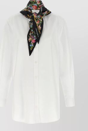 Dolce & Gabbana silk scarf long-sleeve shirt