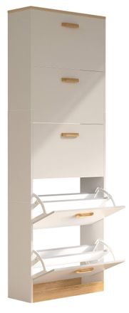 VCM Shoe cabinet Shoe tipper Cabinet HalomXL in White