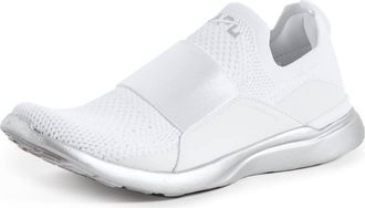 Athletic Propulsion Labs Womens Techloom Bliss Sneaker In White/chrome