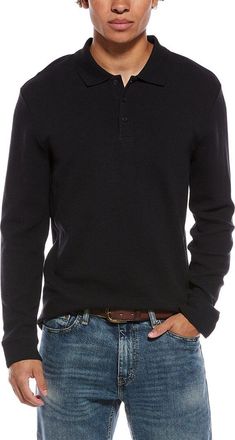Vince Basket Weave Polo Shirt