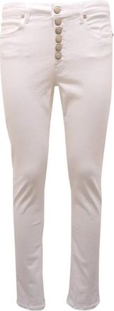 Dondup Skinny Fit Broeken - Dames - Skinny broeken - Wit - W30 - Broeken