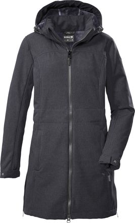 G.I.G.A. DX by killtec Softshellparka GW 34 WMN SFTSHLL PRK, Damen, Gr. 36, schwarz, Oberseite: 93% Polyester, 7% Elasthan;R&uuml;ckseite: 100% Polyester, G.I.G.A. DX BY KILLTEC,