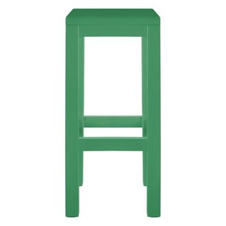 Really Nice Things Taburete lacado pino 75cm verde esmeralda